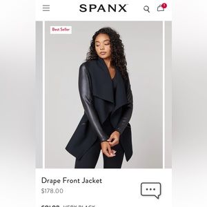 Spanx Drape Front Jacket